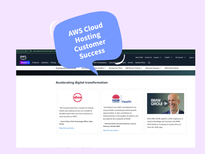 AWS Cloud Hosting Landing Page